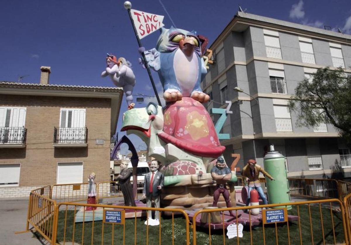 Fallas de Montroy, en una imagen de archivo.