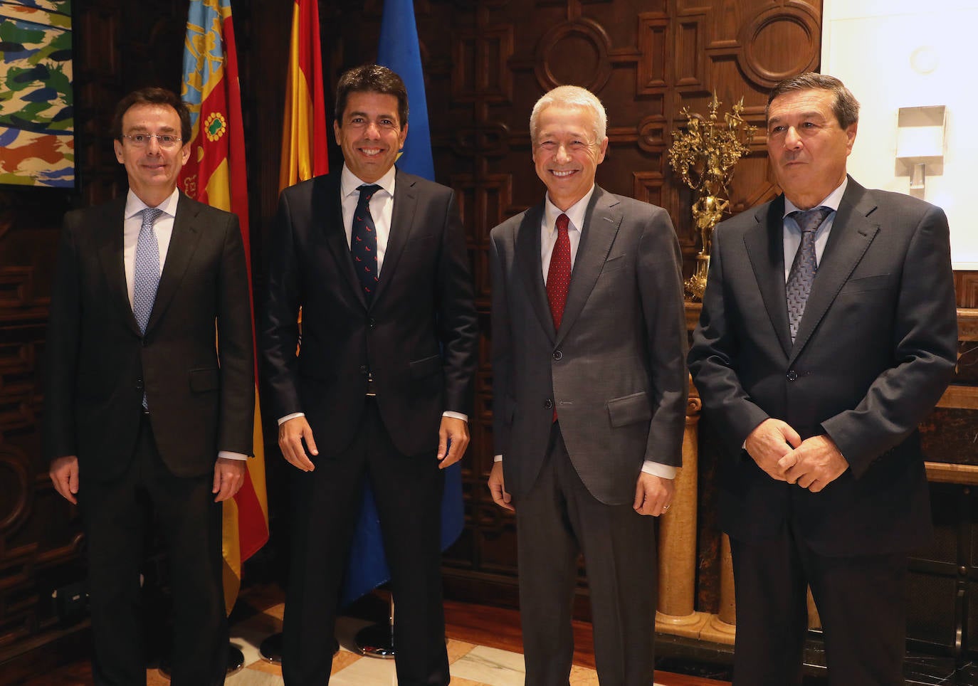 Joaquín Duato se reunió a finales de año con el presidente de la Generalitat, Carlos Mazón.