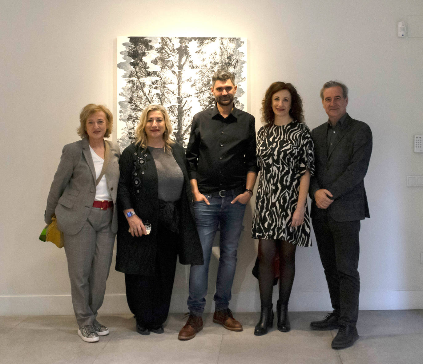 Alicia Ventura, Sara Joudi, Agustín Serisuelo, Maite Ibáñez y Carlos Salazar.