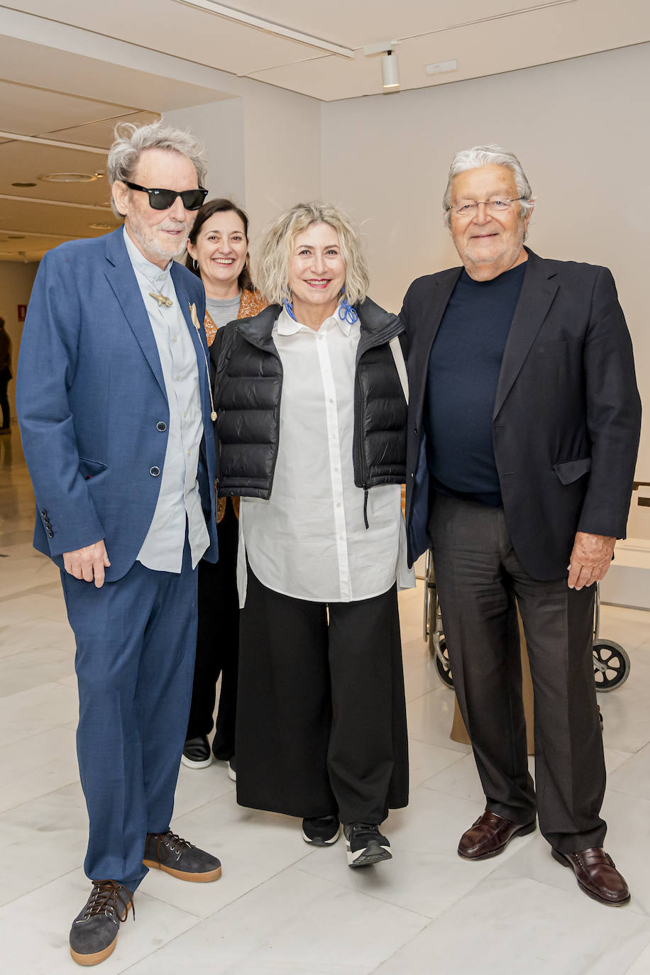 Miquel Navarro, Olga Adelantado, Carmen Calvo y Rafa Alcón.