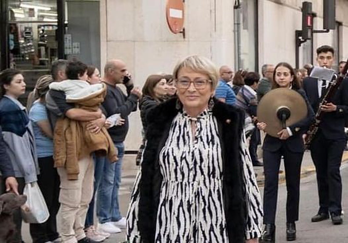Marisa Nogués, en un acto en Carlet.