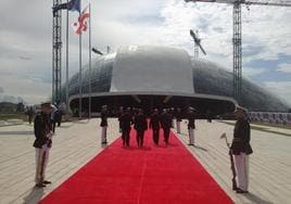 Inauguración del edificio encargado como nuevo Parlamento de Georgia.