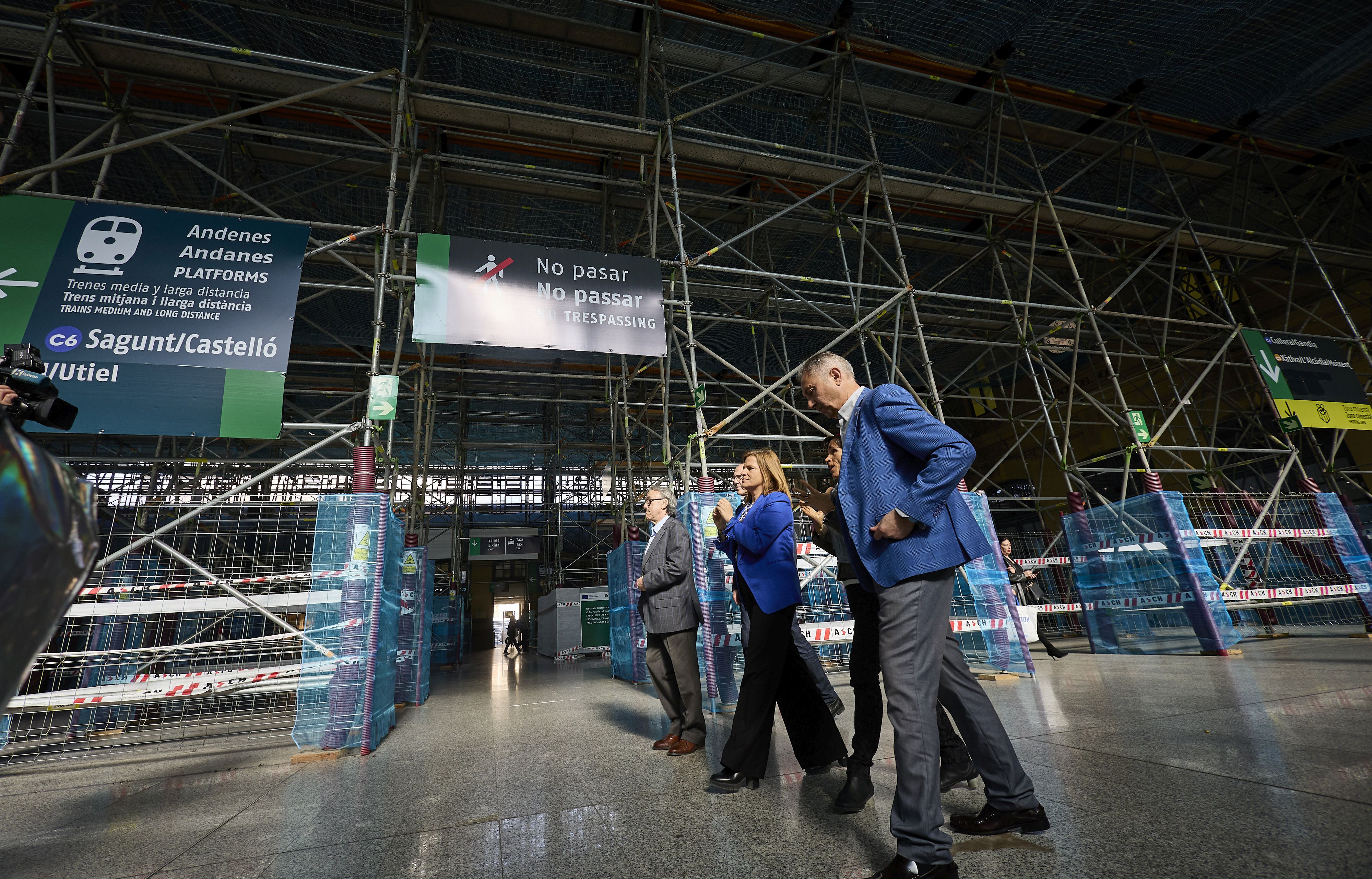 Así avanzan las obras de la estación del Norte de Valencia