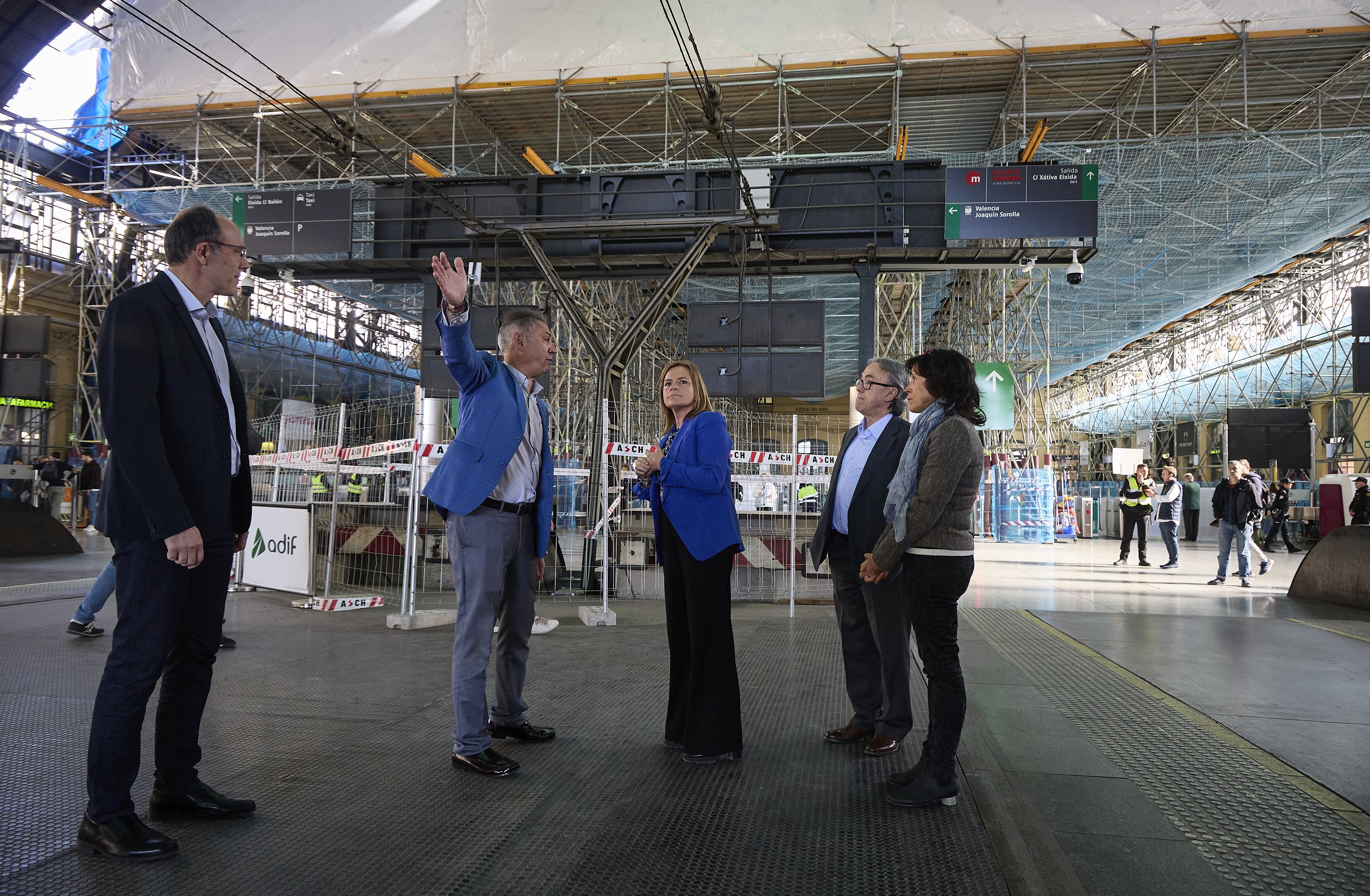 Así avanzan las obras de la estación del Norte de Valencia