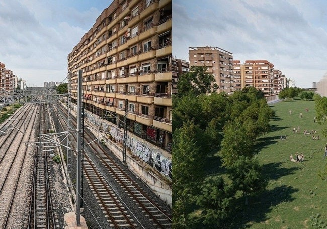 Cambio que se había previsto para el bulevar García Lorca de Valencia.