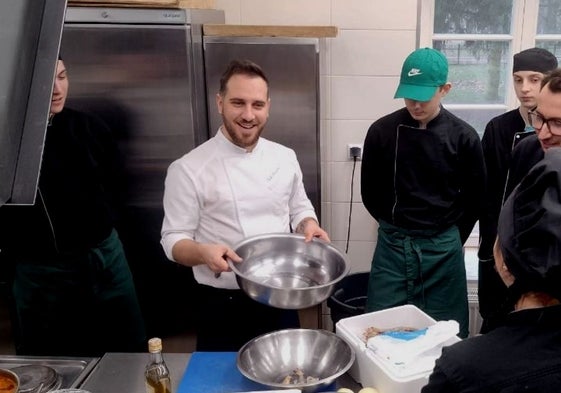 Pablo Ministro durante su lección magistral.