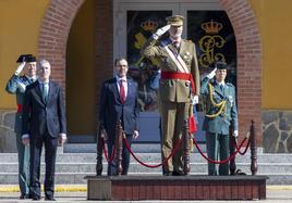 Felipe VI preside en Baeza la jura de bandera con la mayor promoción femenina