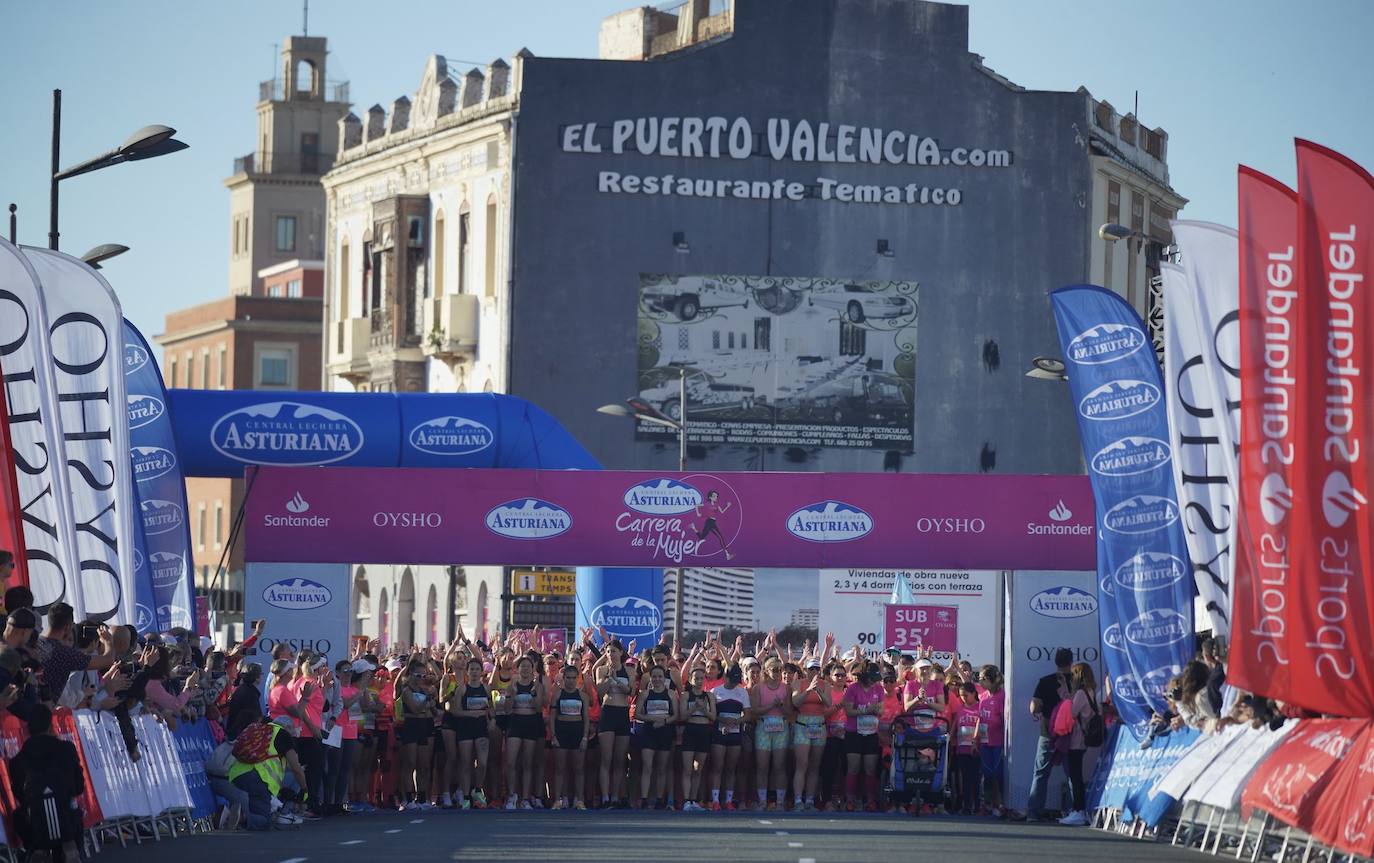 Valencia se tiñe de rosa con la Carrera de la Mujer 2024