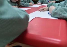 Niños en una escuela infantil, en una imagen de archivo.