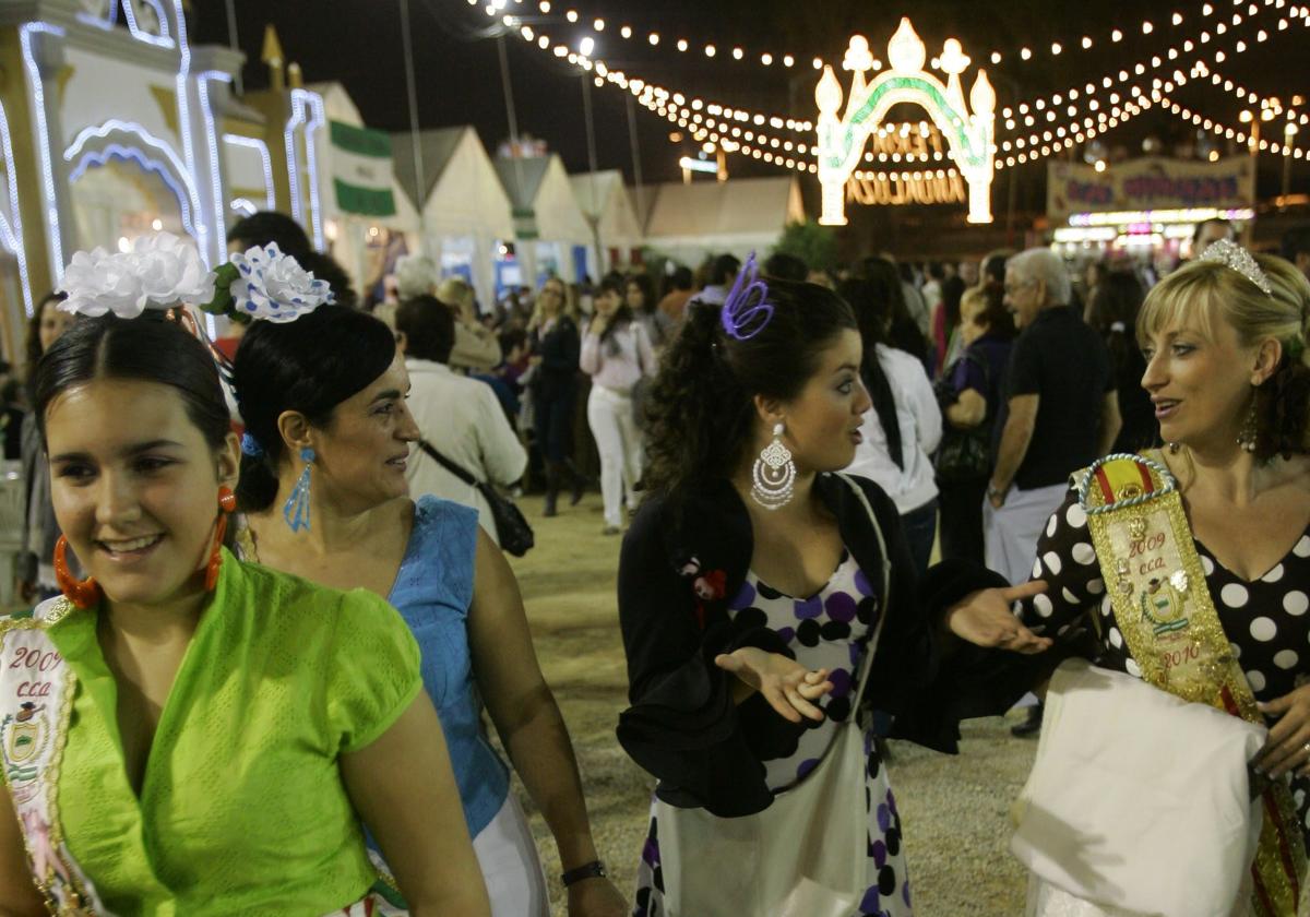 La feria andaluza de Valencia en 2010.