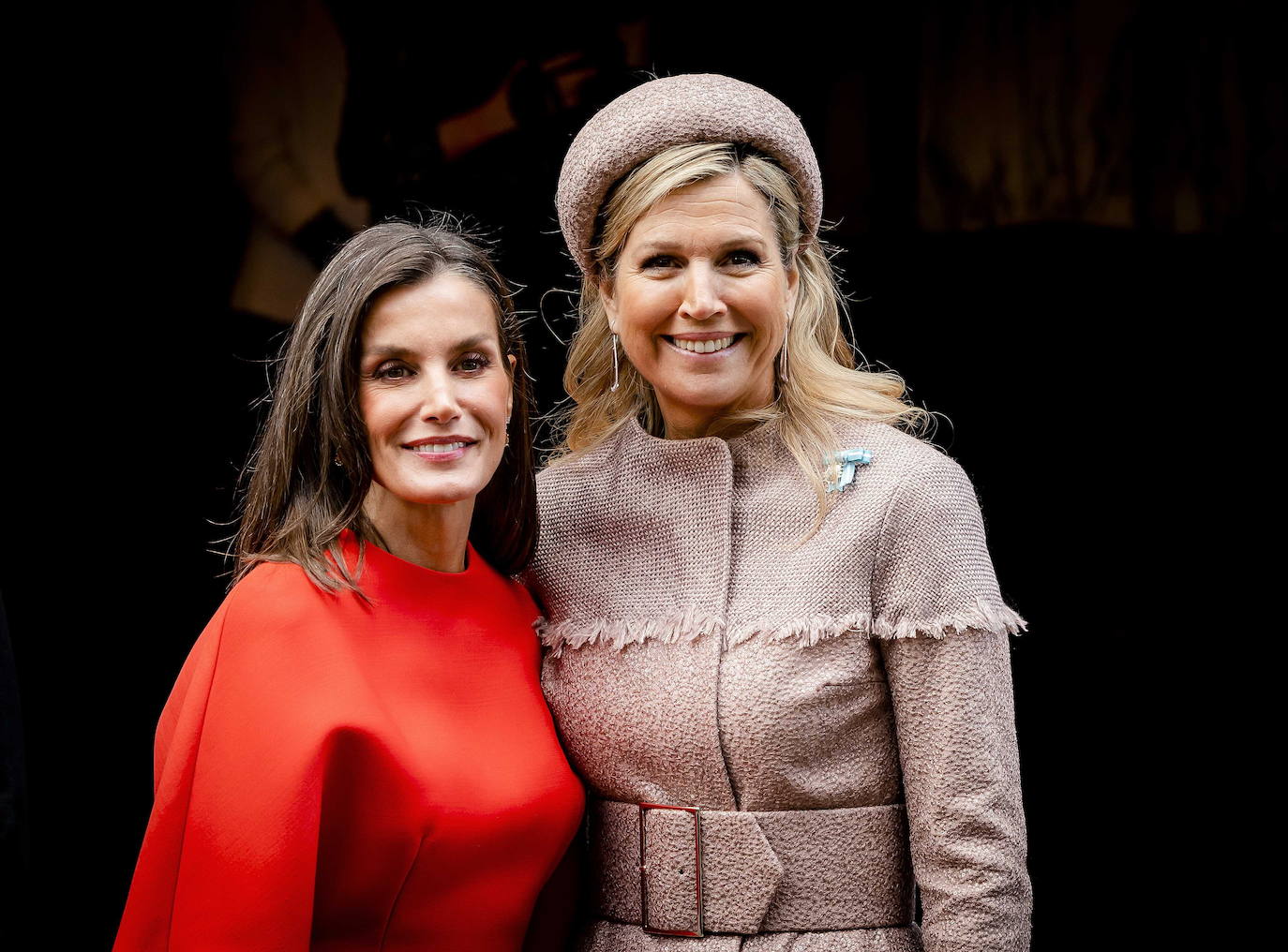 Letizia sorprende con una combinación de colores imposible en Países Bajos