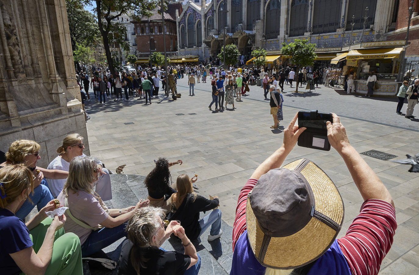 Desembarco de turistas en Valencia