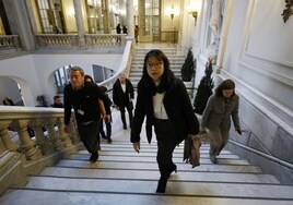 La presidenta del Valencia, Layhoon Chan, en una visita al ayuntamiento de Valencia.