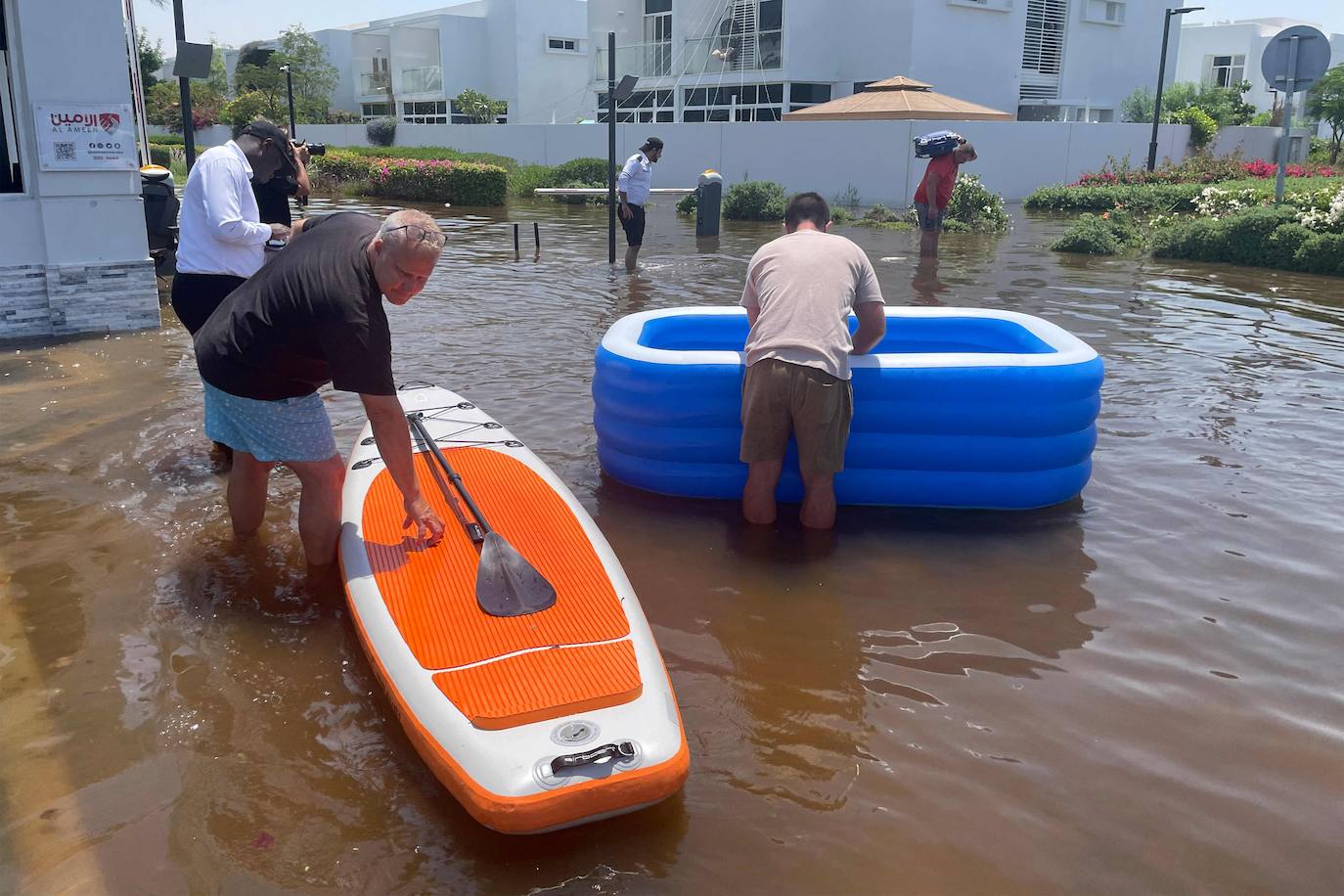 Las impactantes imágenes que han dejado las tormentas en Dubái