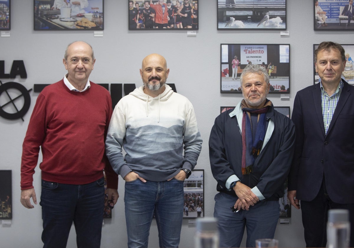 Juan Manuel Batiste, José Vicente Bolumar, Carles Arnal y José Francisco Sales.