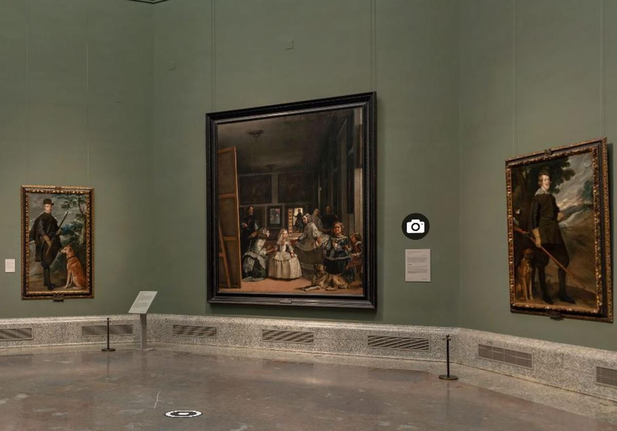 Las Meninas están en la sala 12 del Prado.