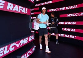 Nadal, en la Caja Mágica de Madrid.