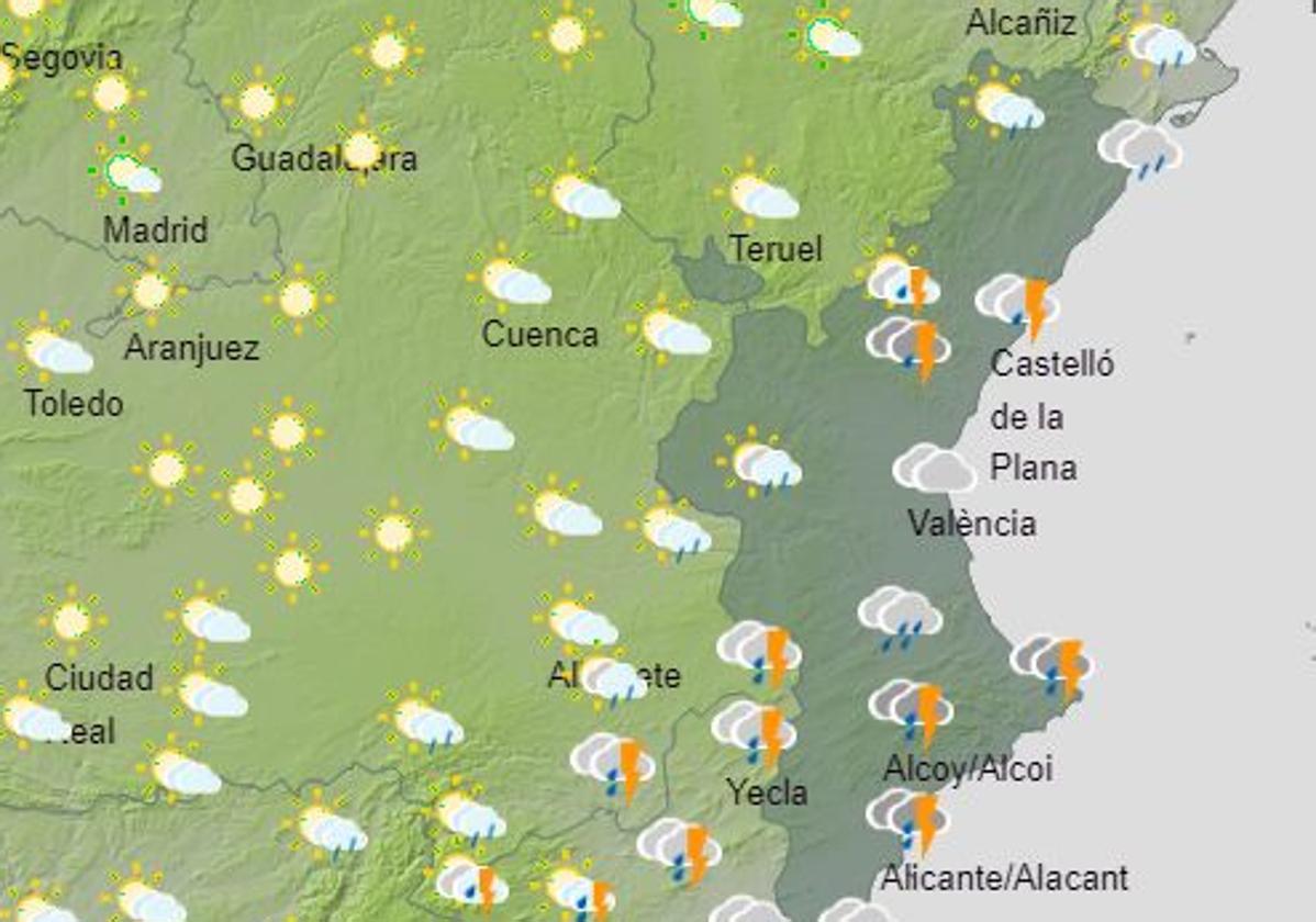 La llegada de las tormentas.