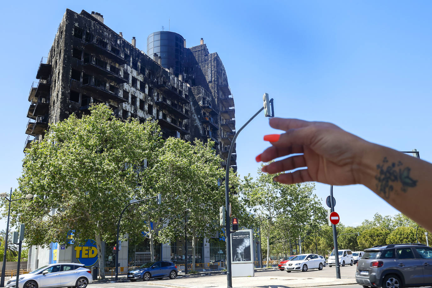 Fotos del edificio de Campanar, dos meses después del incendio