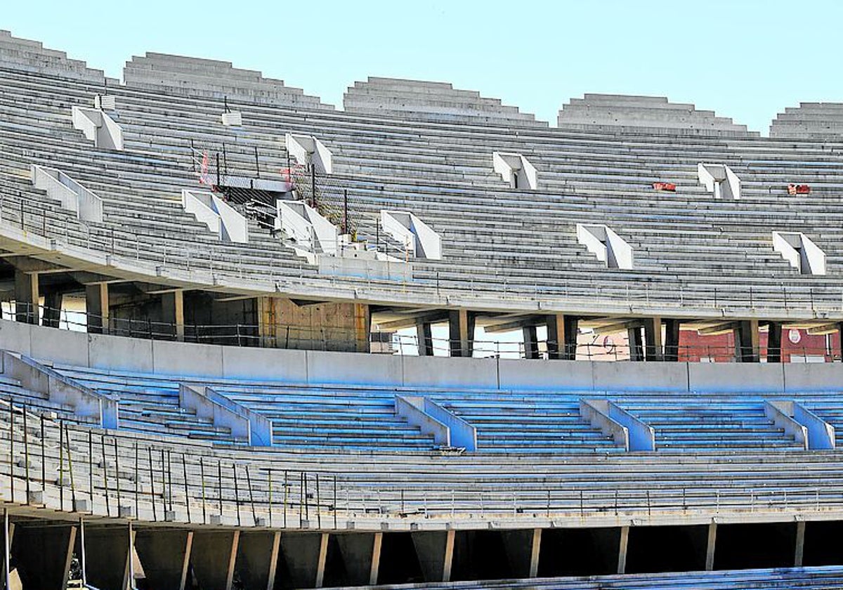 Interior del nuevo estadio del Valencia.