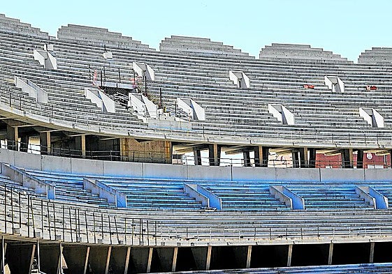 Interior del nuevo estadio del Valencia.