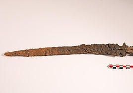 El arma encontrada en 1994 en el barrio de la Seu.