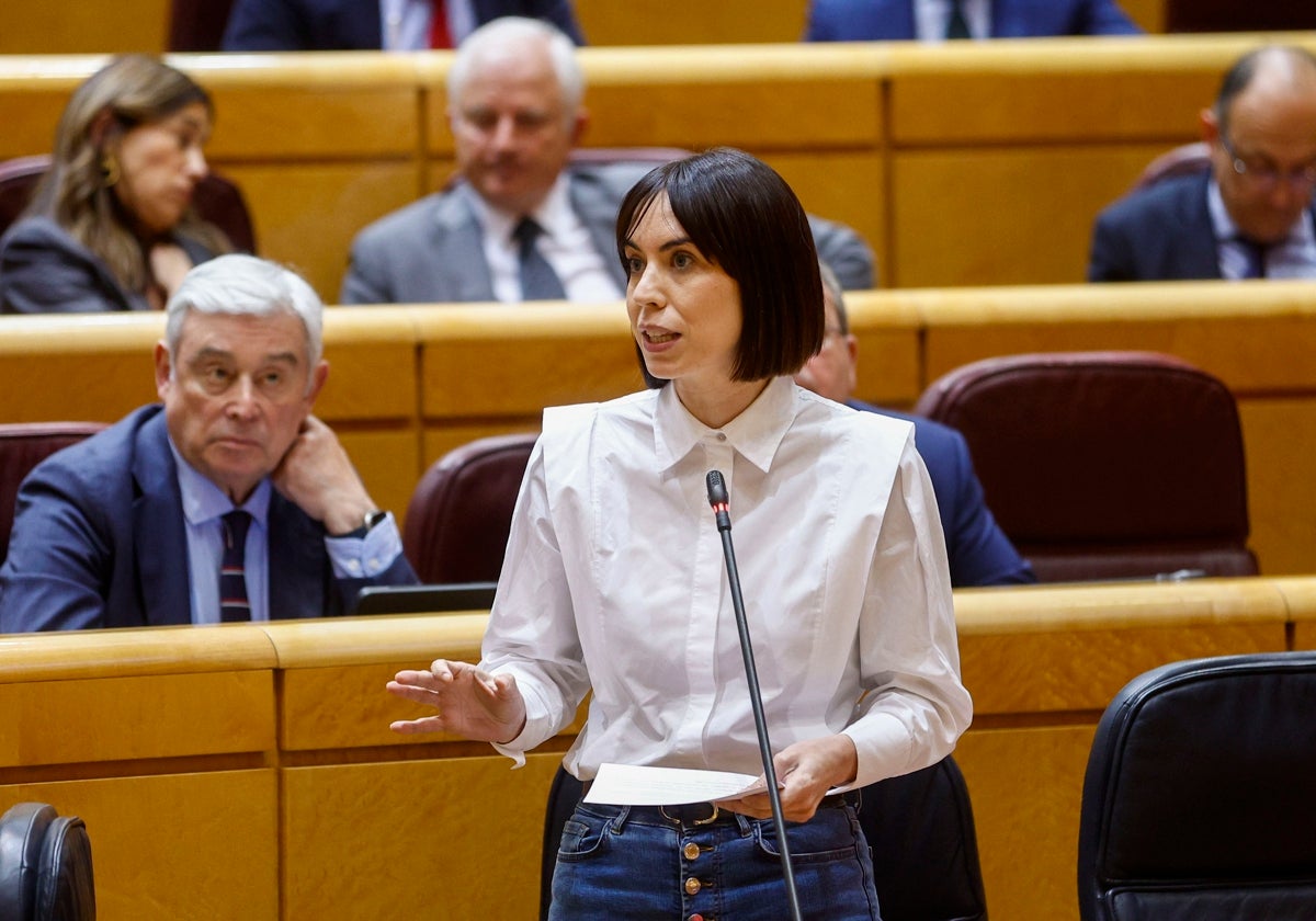 Diana Morant, este martes en el Senado.