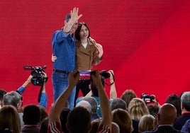 Sánchez y Morant, en la clausura del congreso de Benicàssim, el mes pasado.