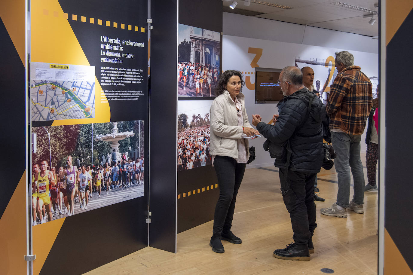 Presentación de la exposición de la Volta a Peu por su centenario