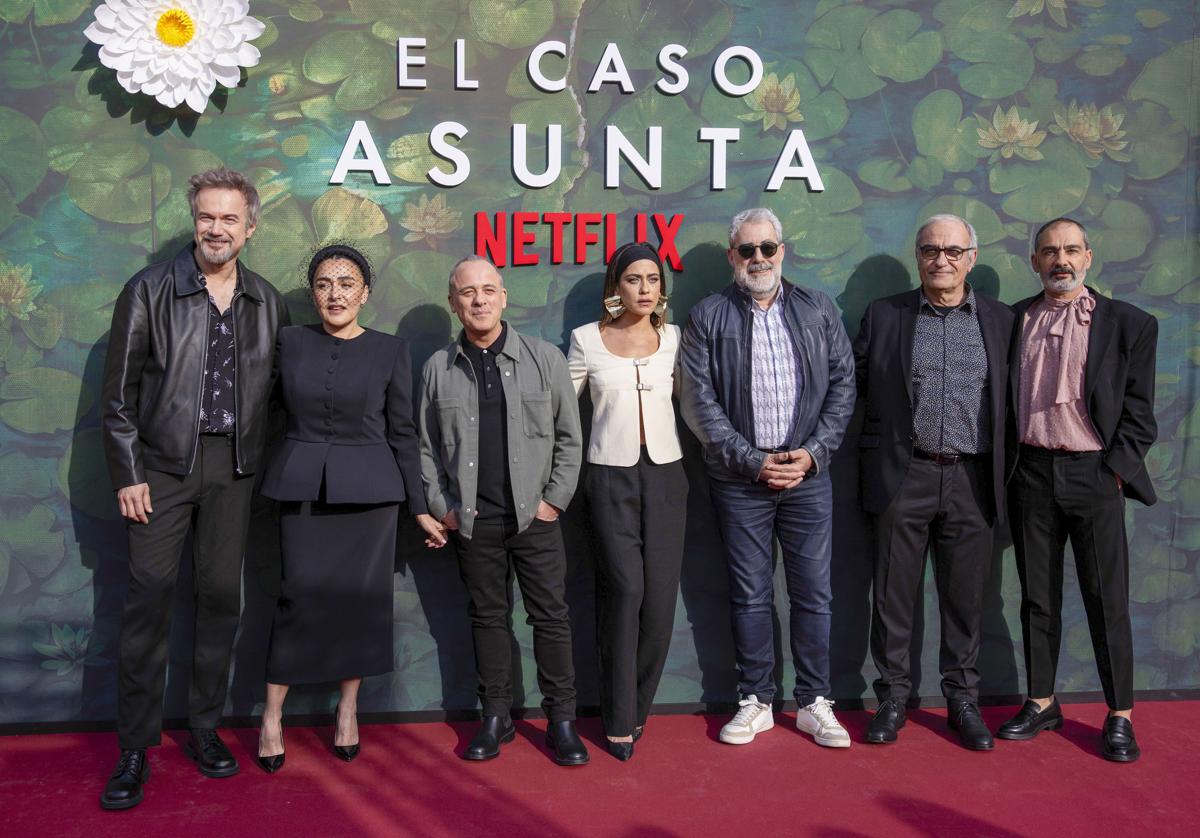 El reparto de la serie de Netflix 'El caso Asunta'.