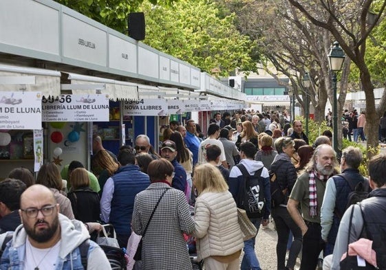 Feria del Libro de Valencia, en una imagen de este año.