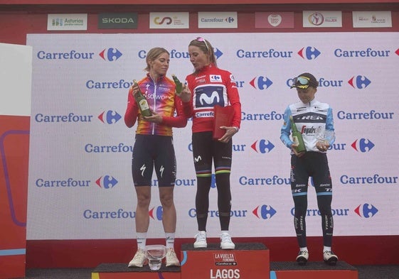 Podium en la Vuelta Ciclista a España de 2023.