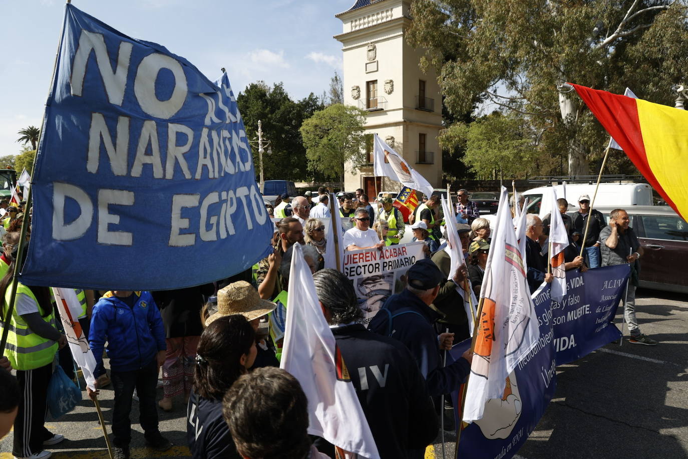 Fotos de la tractorada en Valencia