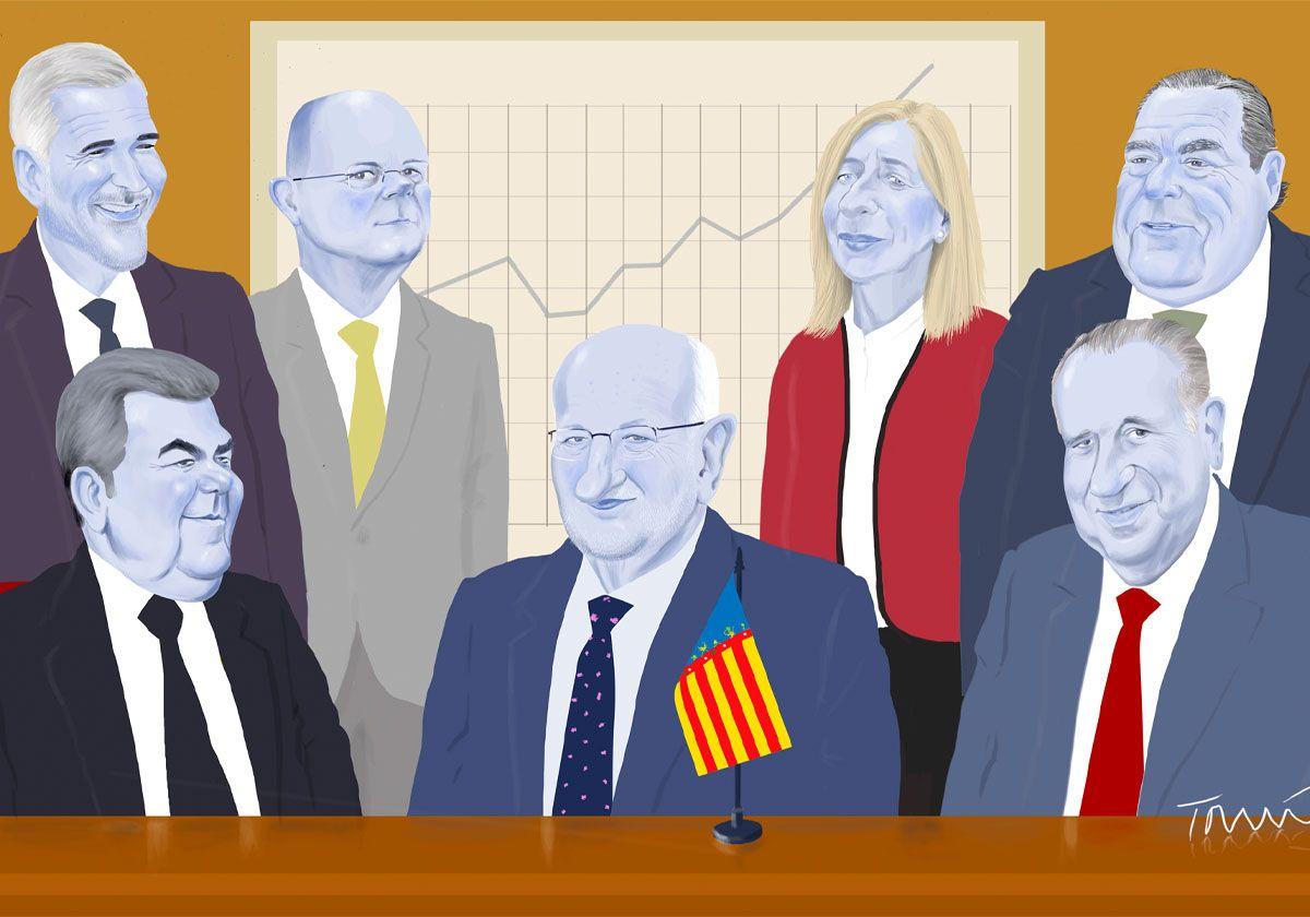 El G7 de la economía valenciana