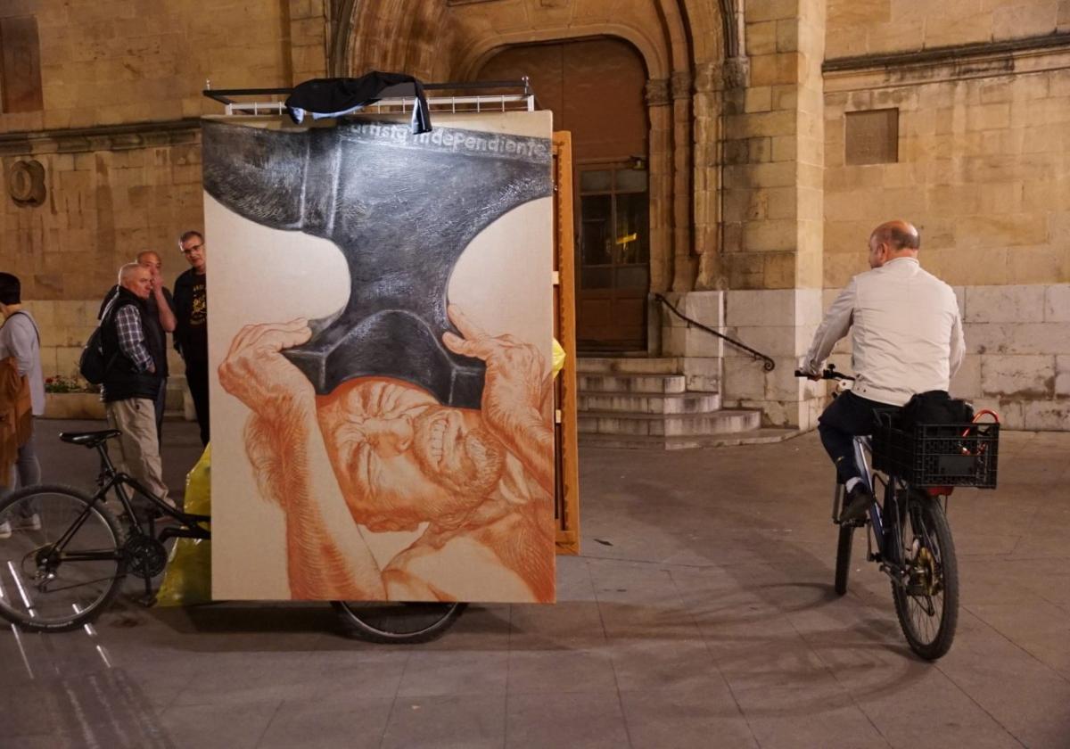 Una exposición en la Nit de l'Art.