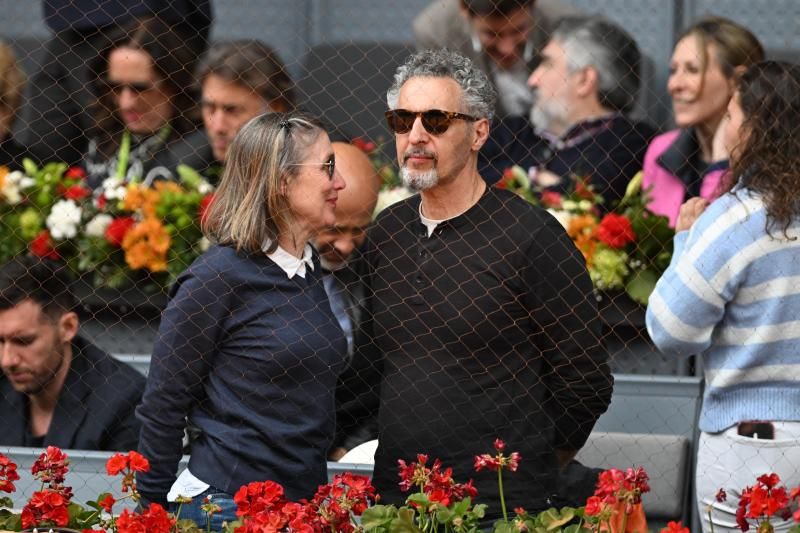 Los VIPs en el palco durante el partido de Nadal en Madrid: la infanta Elena, Alejandro Sanz o Broncano