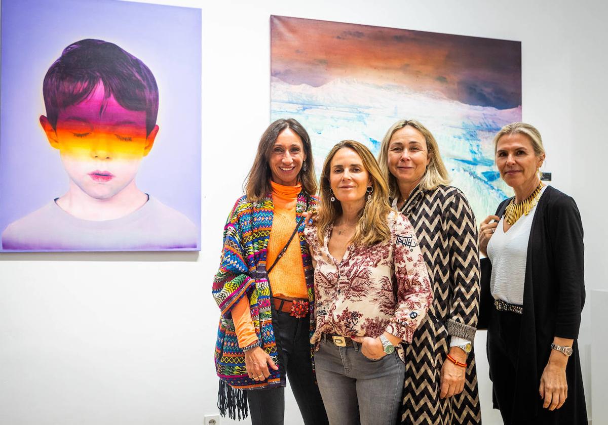 Silvia Alonso, Mónica Ruiz, Lola Salvador y Bárbara de Quesada.