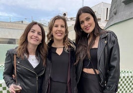 Esther Portalés, Agostina Rizzo e Iris Lezcano.