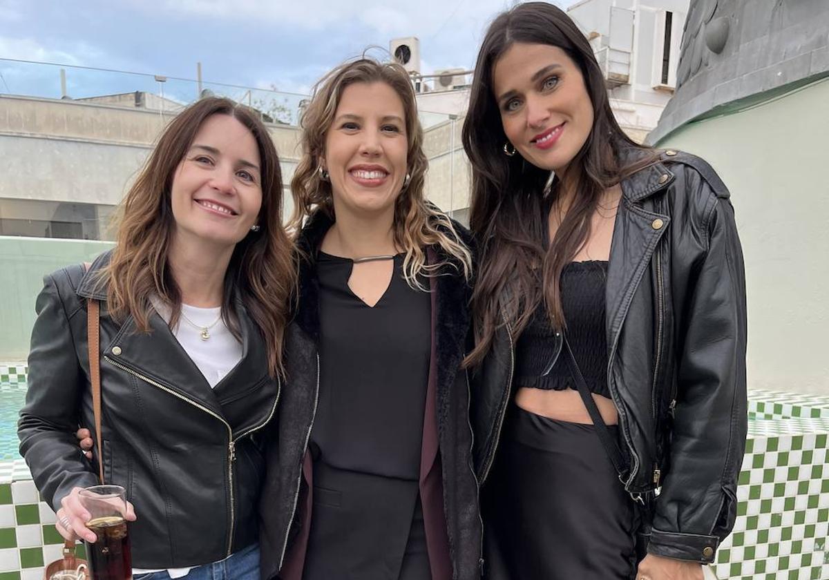 Esther Portalés, Agostina Rizzo e Iris Lezcano.