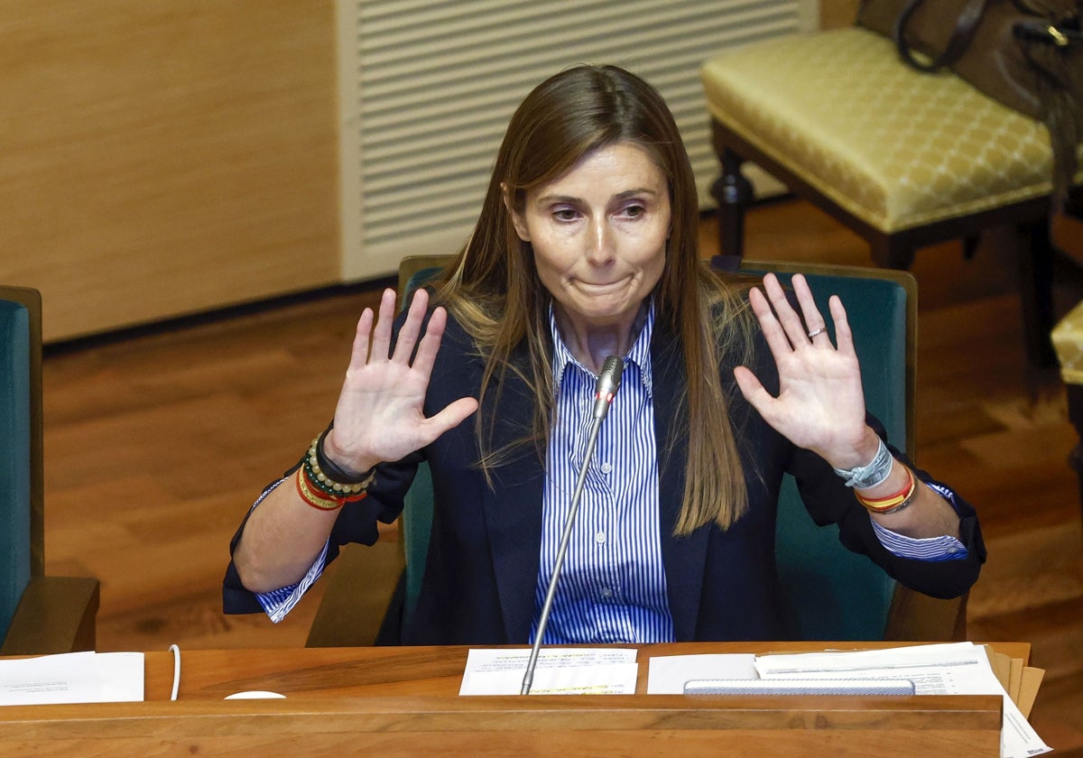 Intervención de la edil Cecilia Herrero para defenderse de los comentarios vertidos en redes sociales.