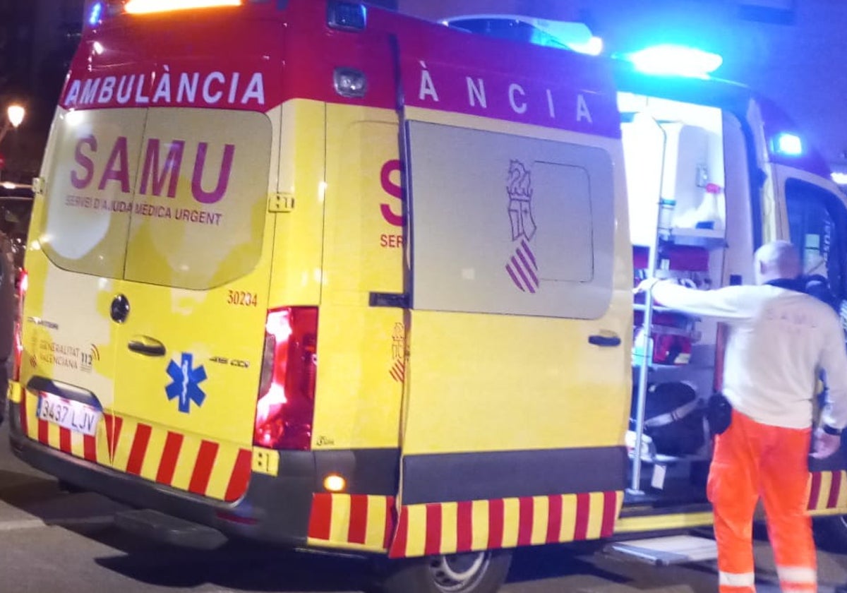 Imagen de archivo de una ambulancia del SAMU.