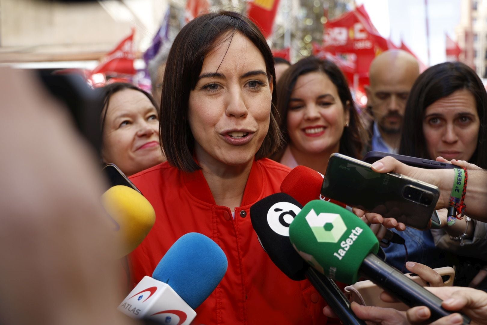 Manifestación por el Día del Trabajador en Valencia