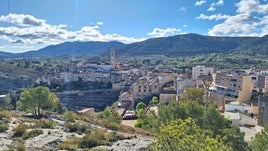 Vista del Barrio Medieval de Bocairent.