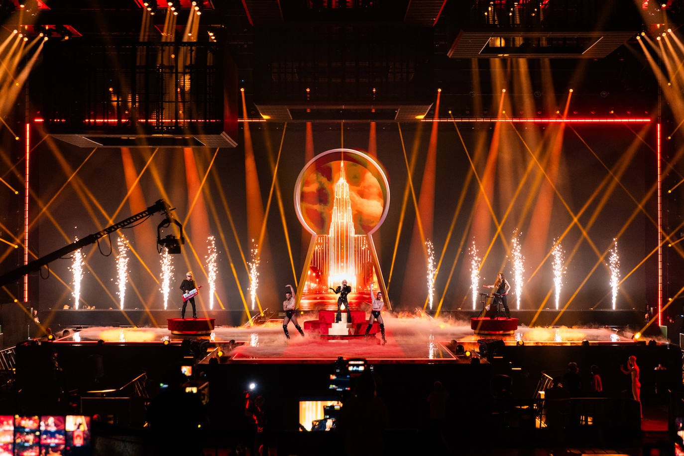 Así ha sido el primer ensayo de Nebulossa en Eurovisión 2024