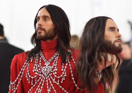 Jared Leto a su llegada a la Met Gala de 2019.