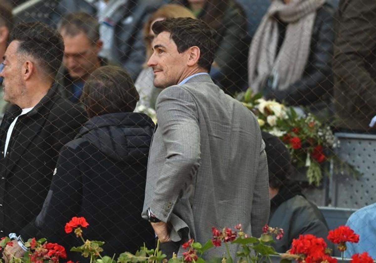 Casillas, hace unos días en el Mutua Madrid Open.