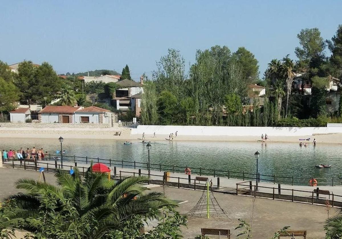 El Lago de Playamonte o 'Las Fuentes' en Navarrés.