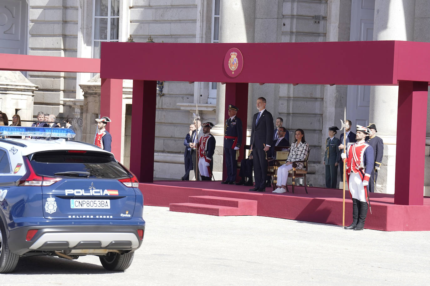 Los Reyes presiden el acto conmemorativo del Bicentenario de la Policía Nacional