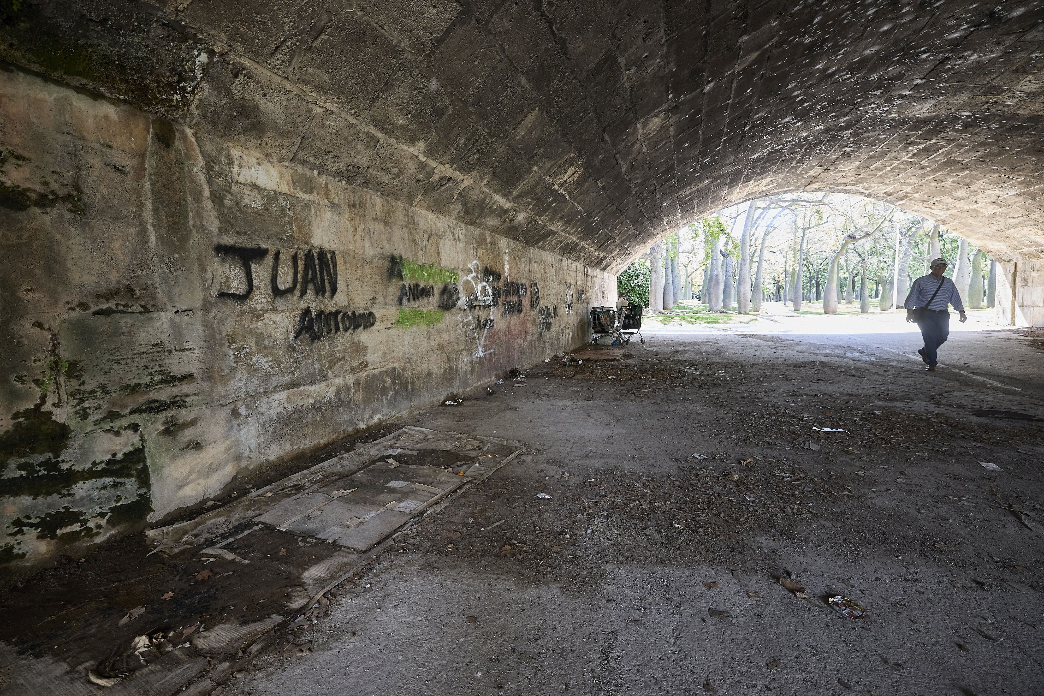 Pintadas en el Puente del Real