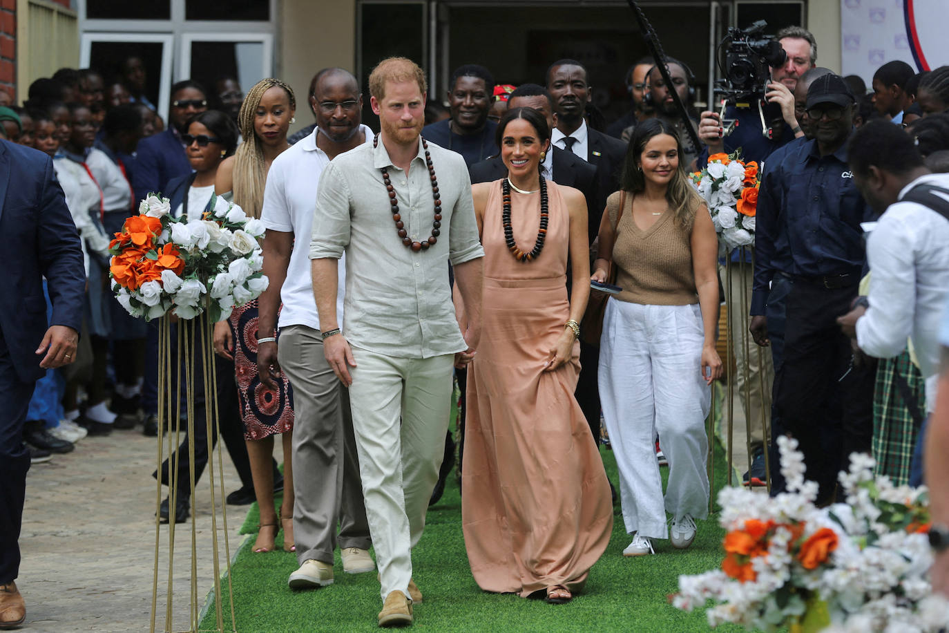 Meghan y Harry, de viaje privado a Nigeria